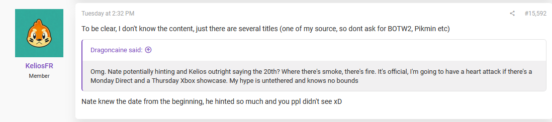 Leaks about the July Nintendo Direct
