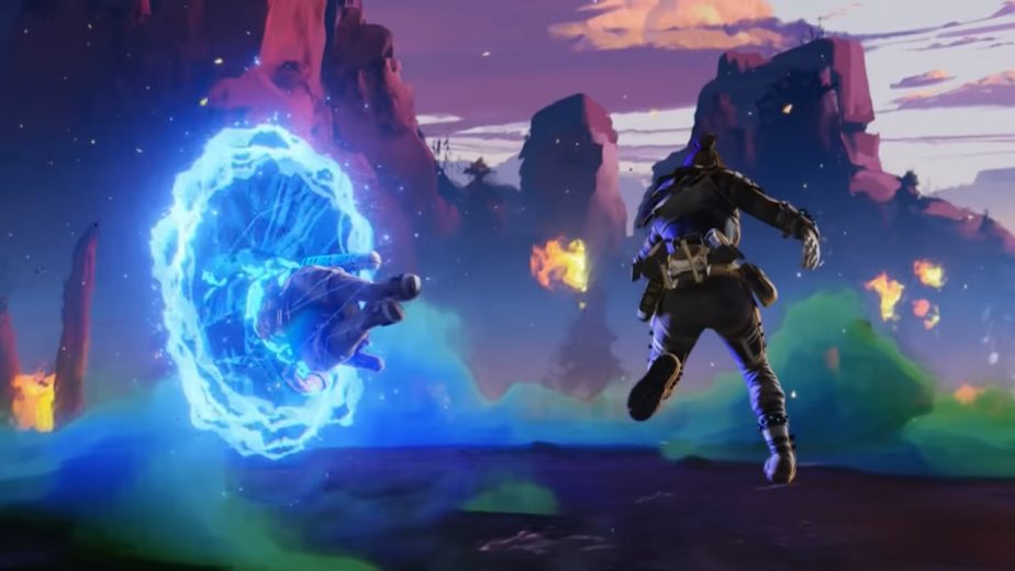 Wraith portal in Apex Legends that has a bug.