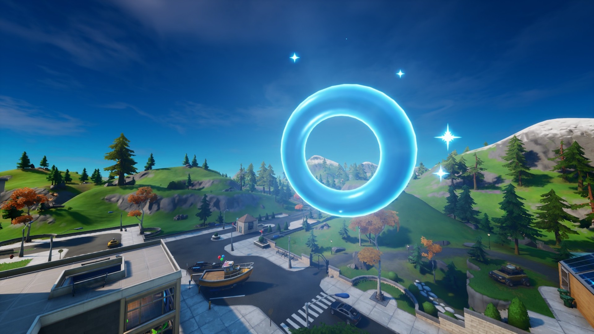 Floating Rings at Lazy Lake in Fortnite