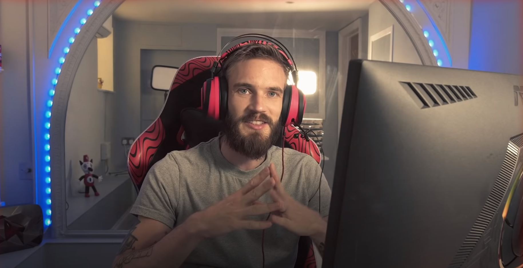 PewDiePie discusses Joe Rogan's comments on video games.