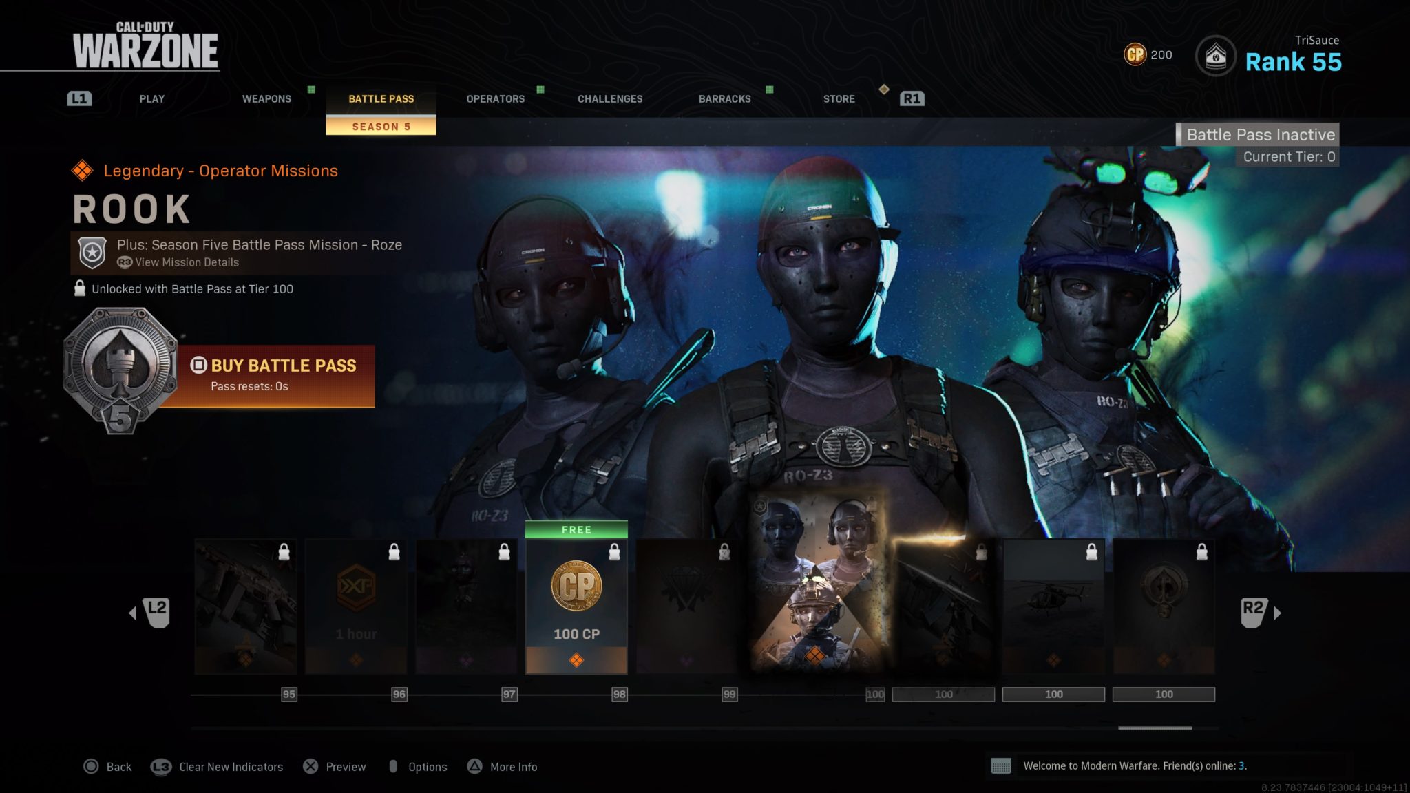 Modern Warfare Season 5 Battle Pass