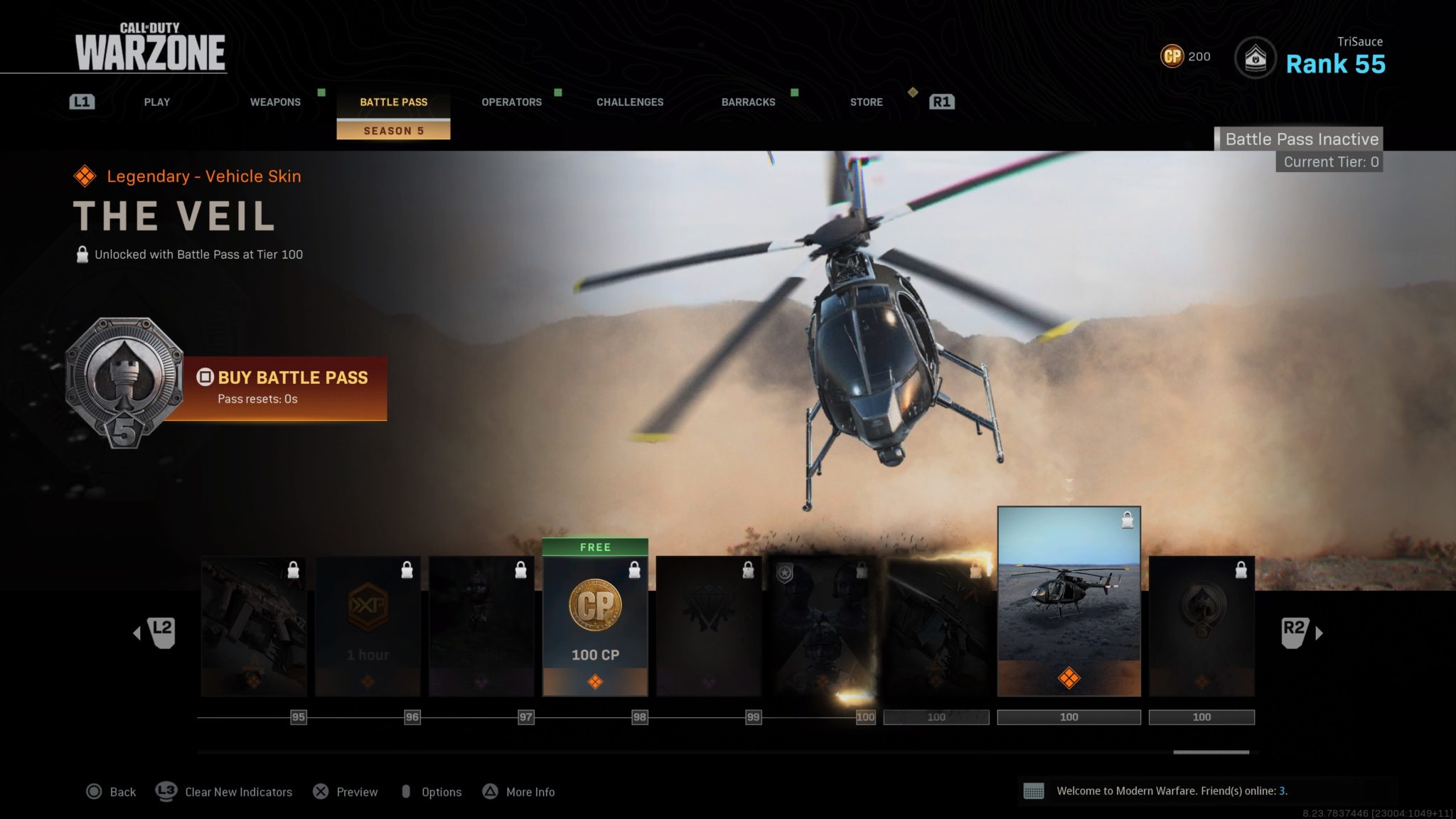 Modern Warfare Season 5 Battle Pass