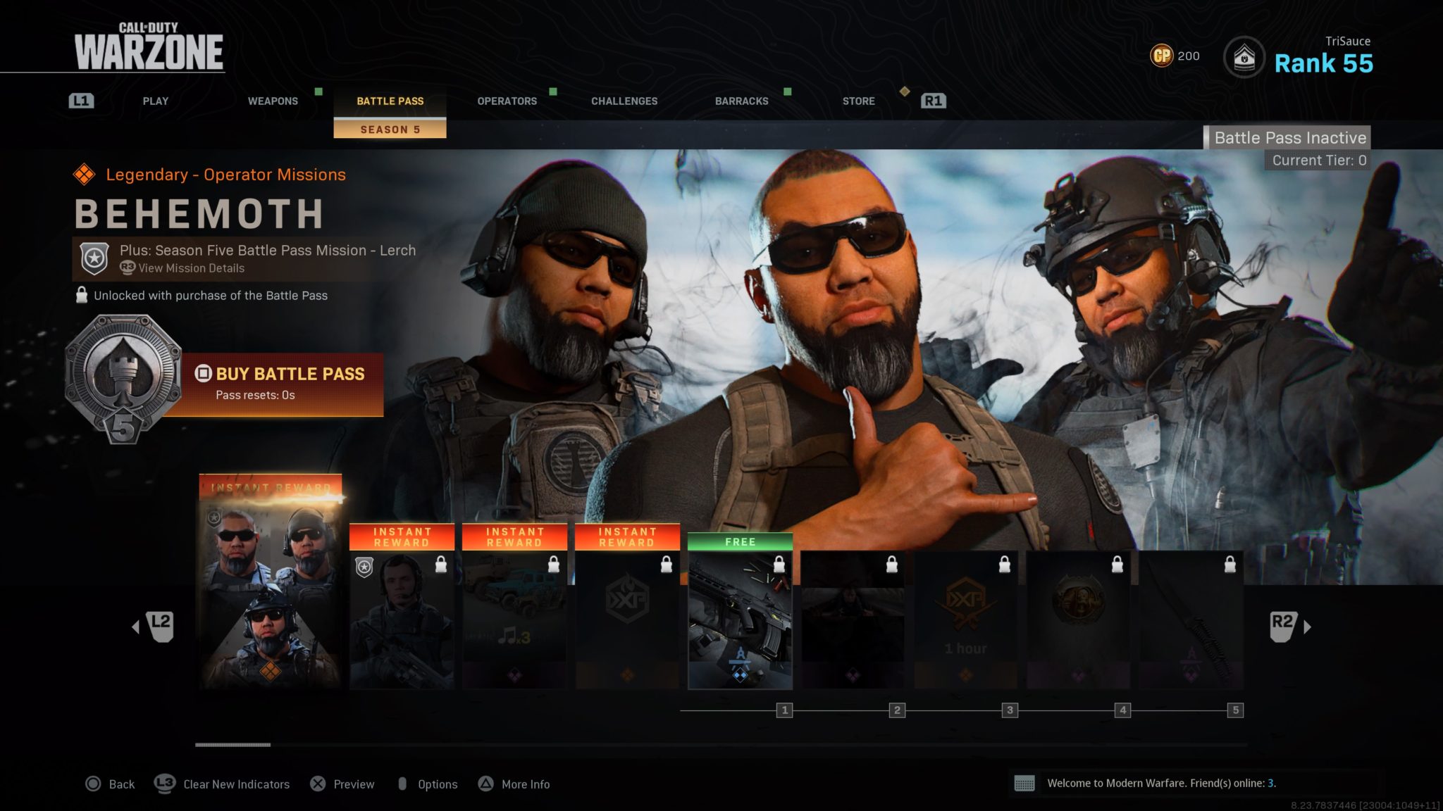 Modern Warfare Season 5 Battle Pass