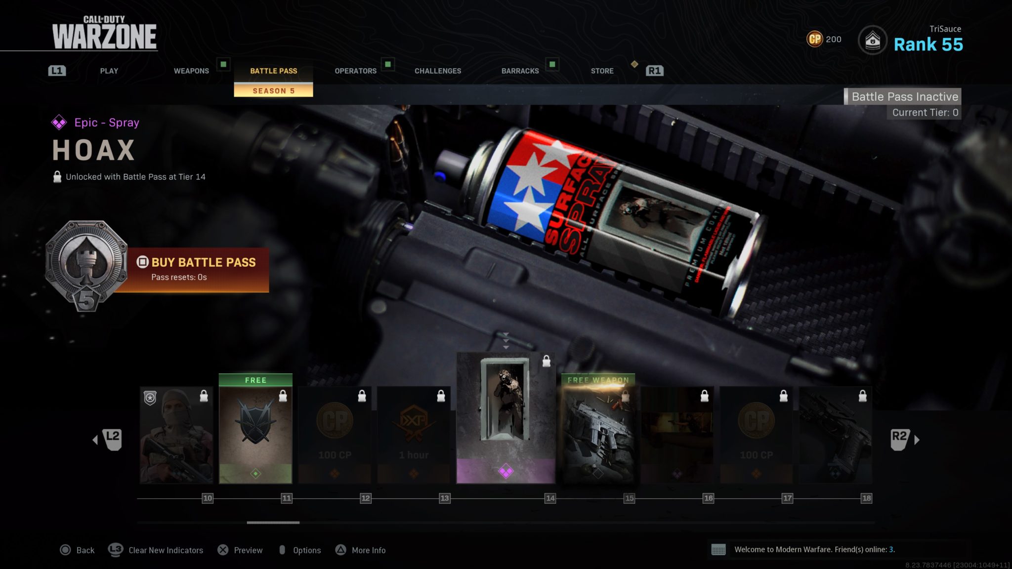 Modern Warfare Season 5 Battle Pass