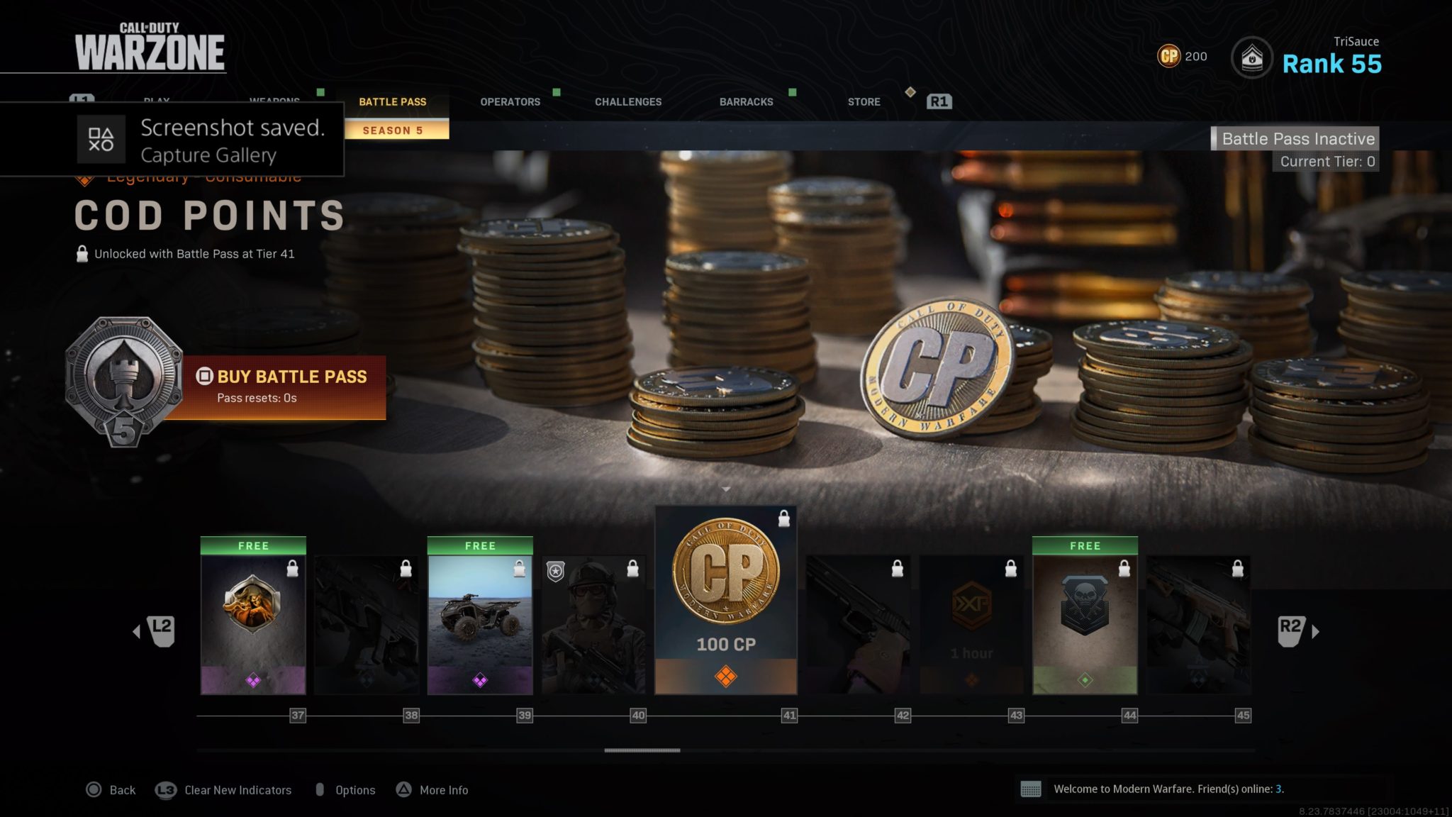 Modern Warfare Season 5 Battle Pass