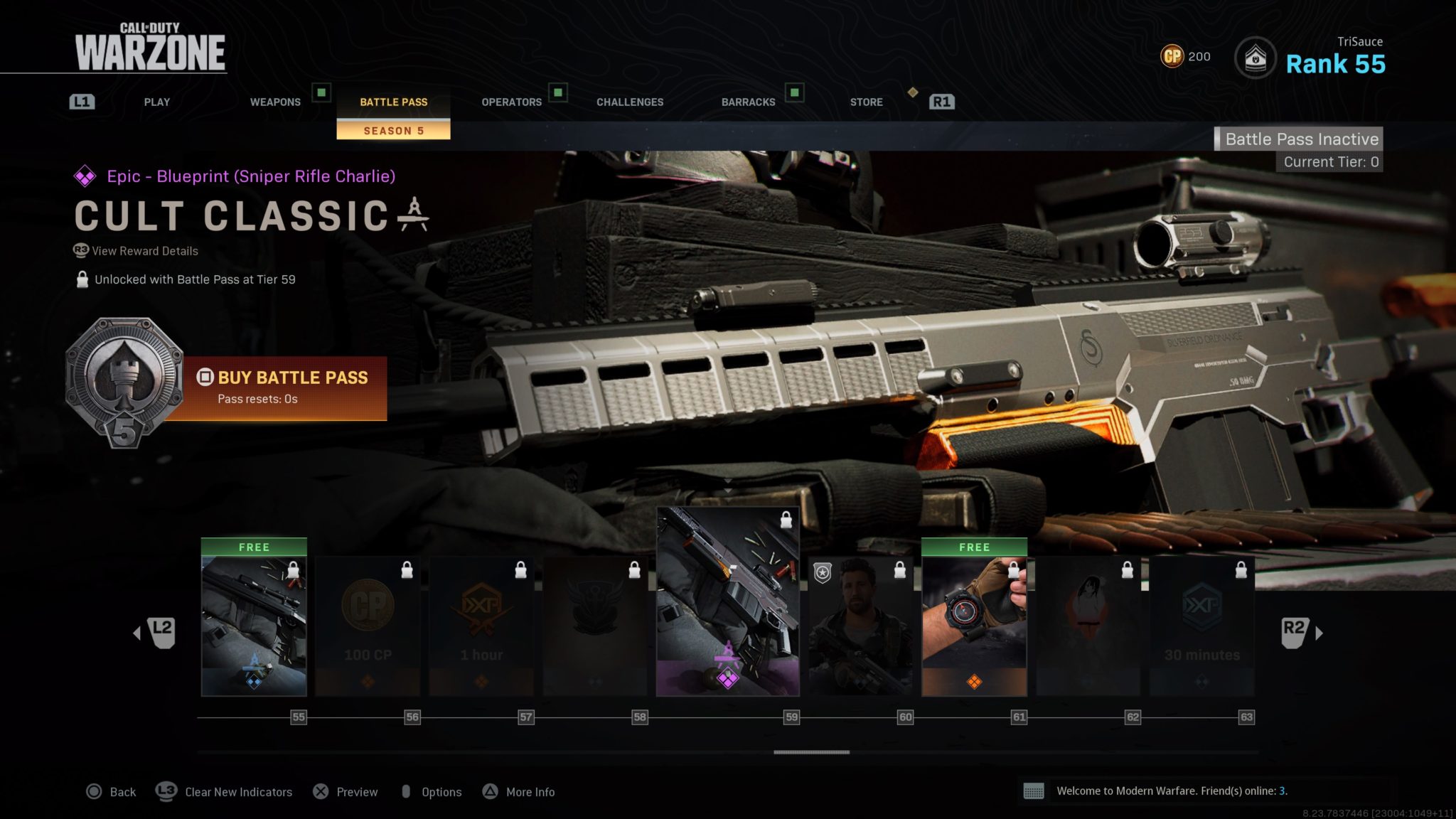 Modern Warfare Season 5 Battle Pass