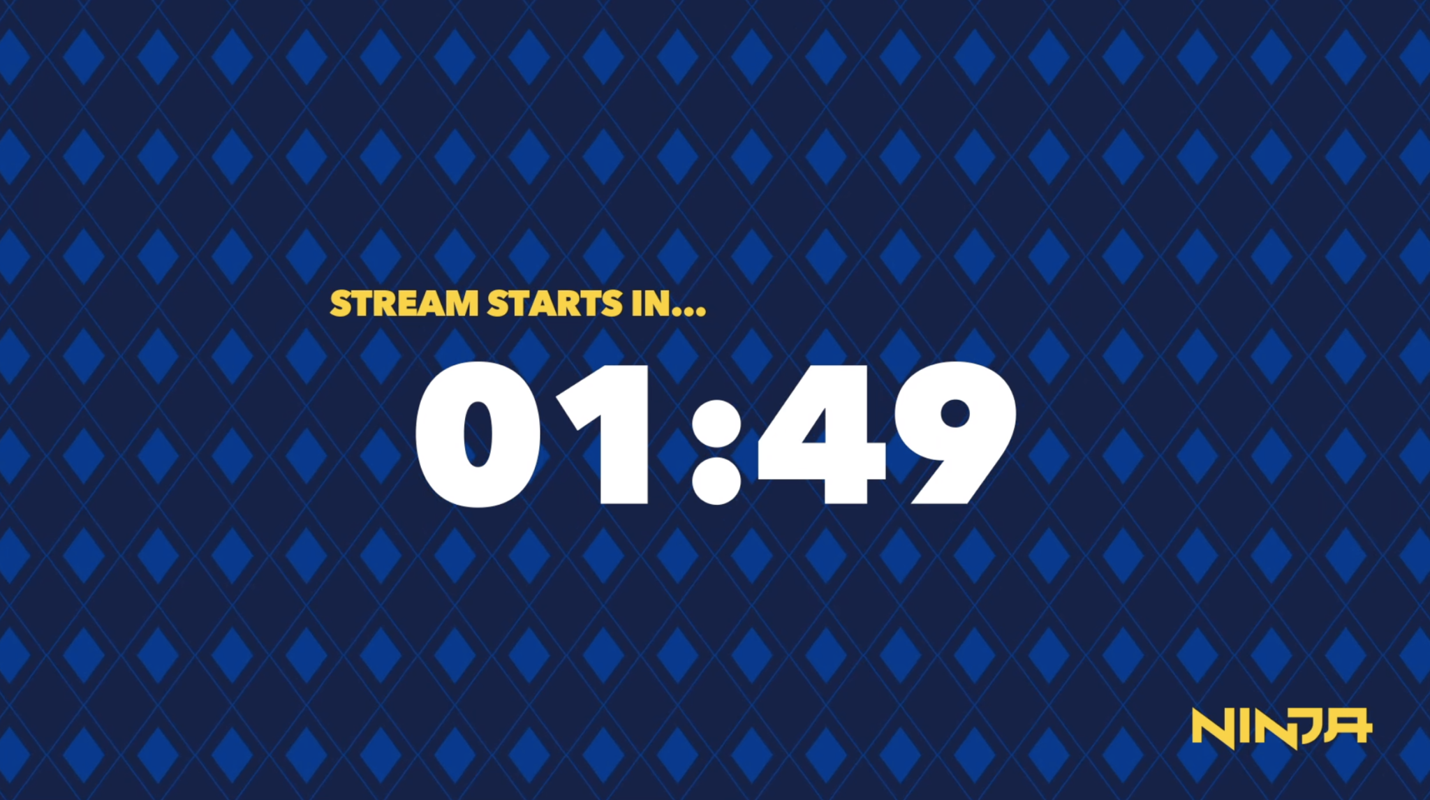 Ninja countdown on Twitch