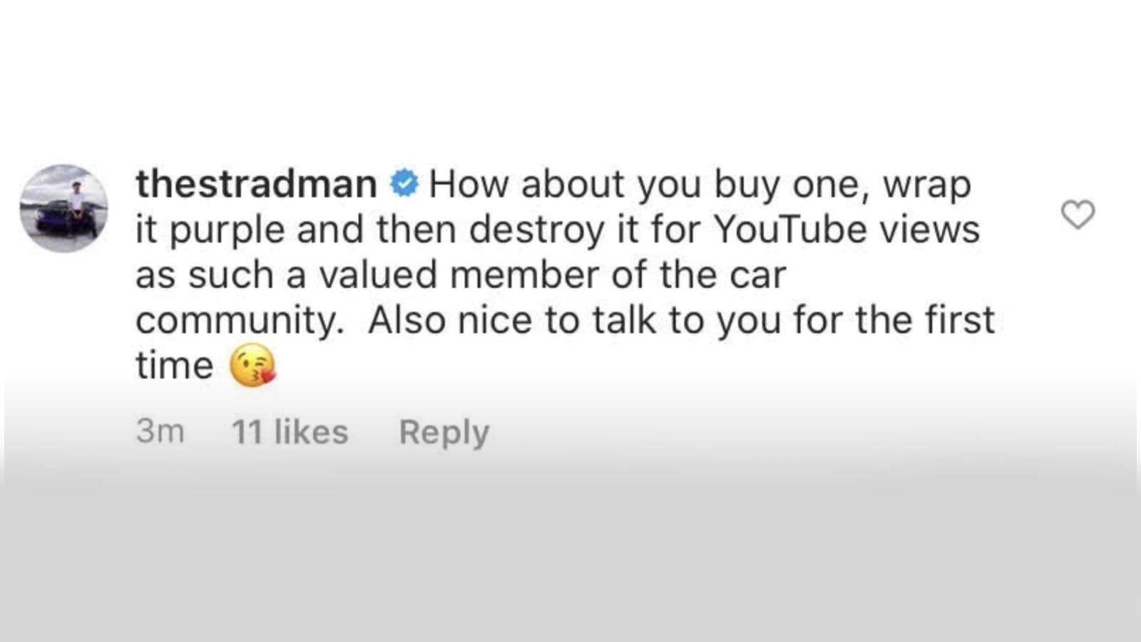 stradman IG comment