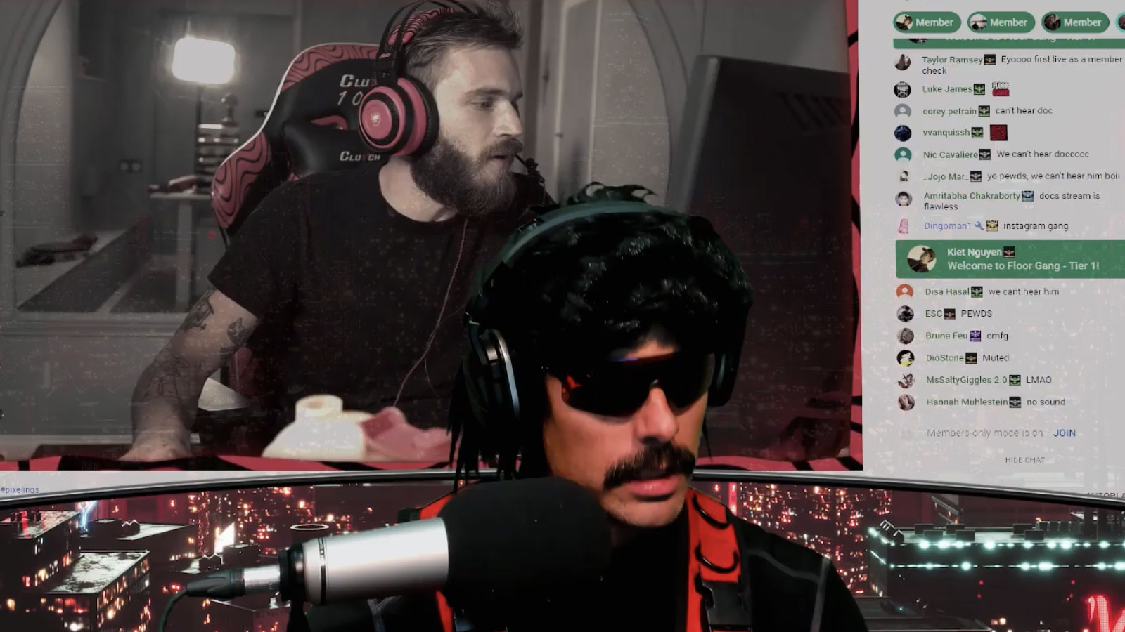 pewdiepie dr disrespect