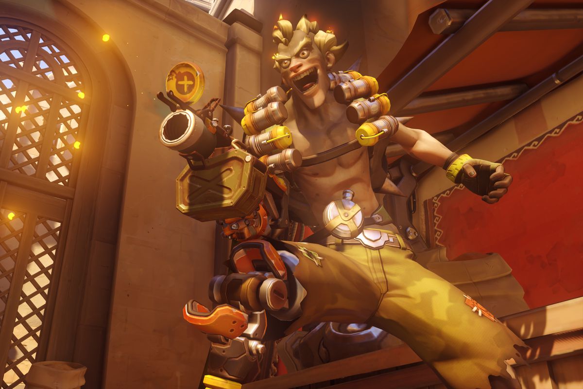 Overwatch Junkrat gameplay