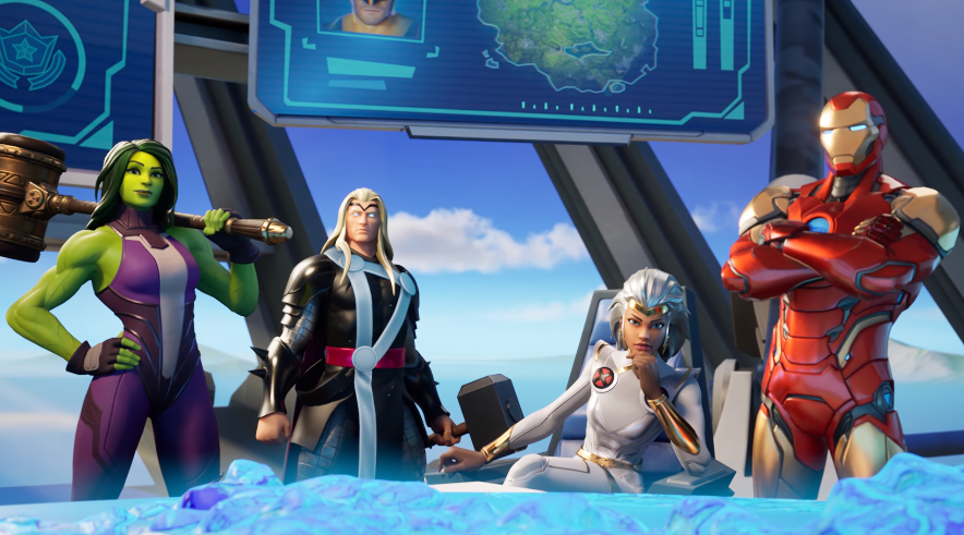 Fortnite Season 4 main menu