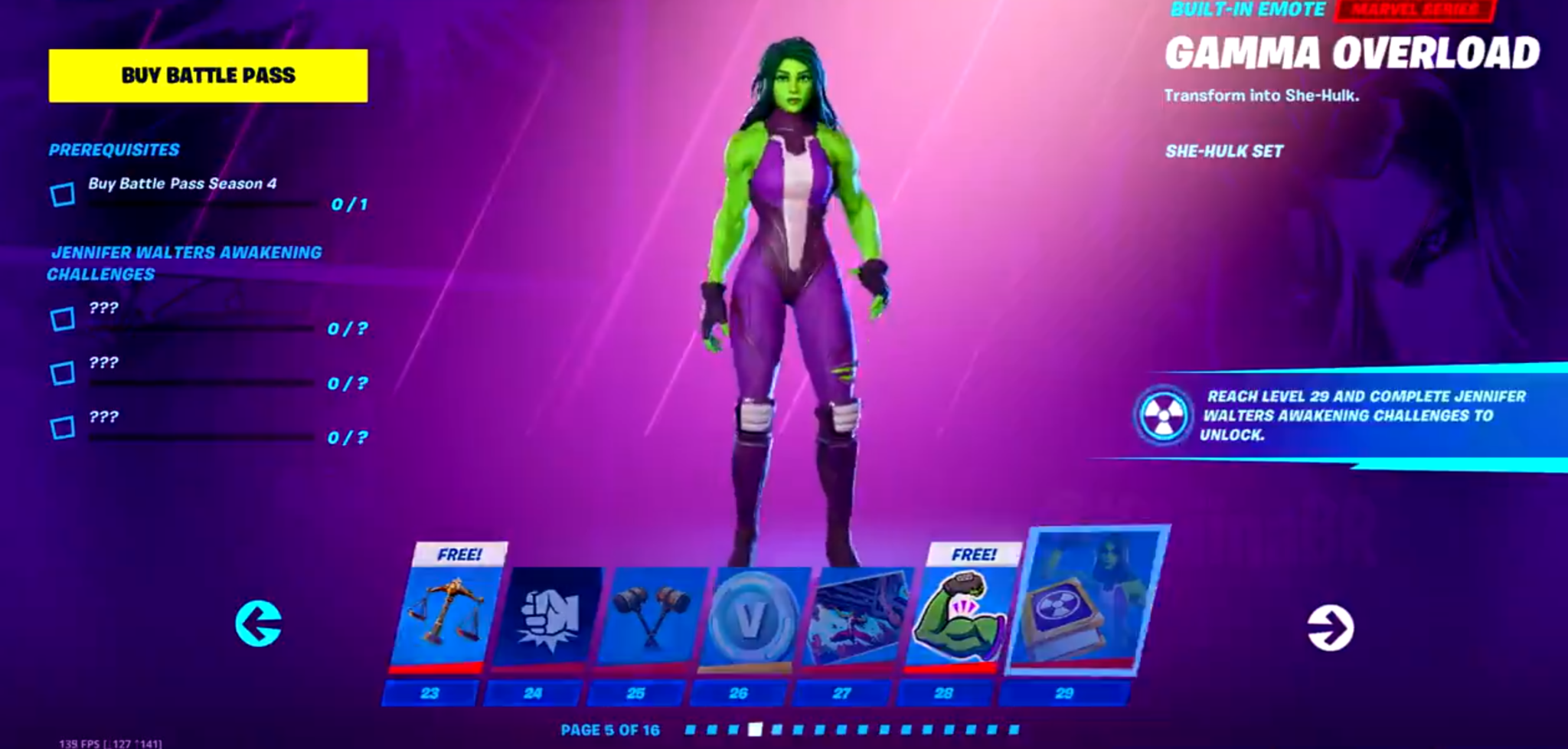 Fortnite Season 4 Nexus War Battle Pass