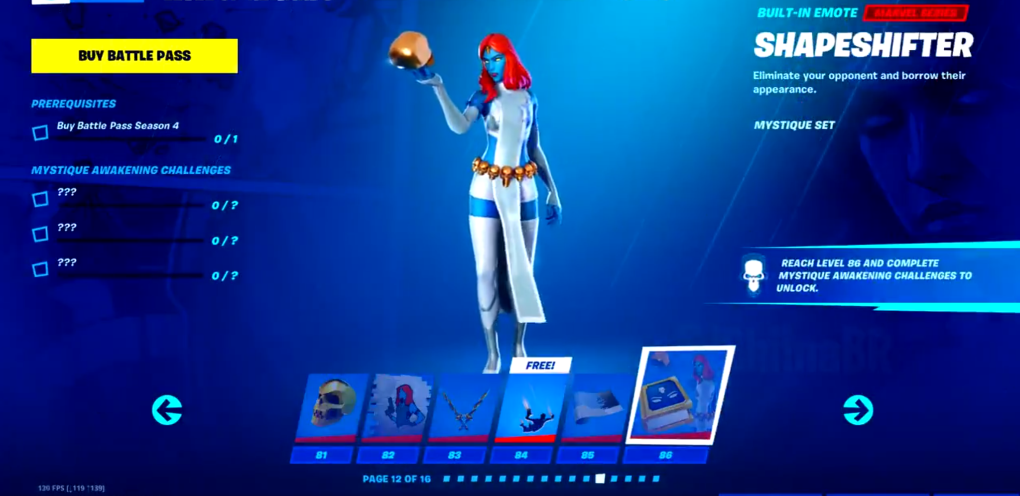 Fortnite Season 4 Nexus War Battle Pass
