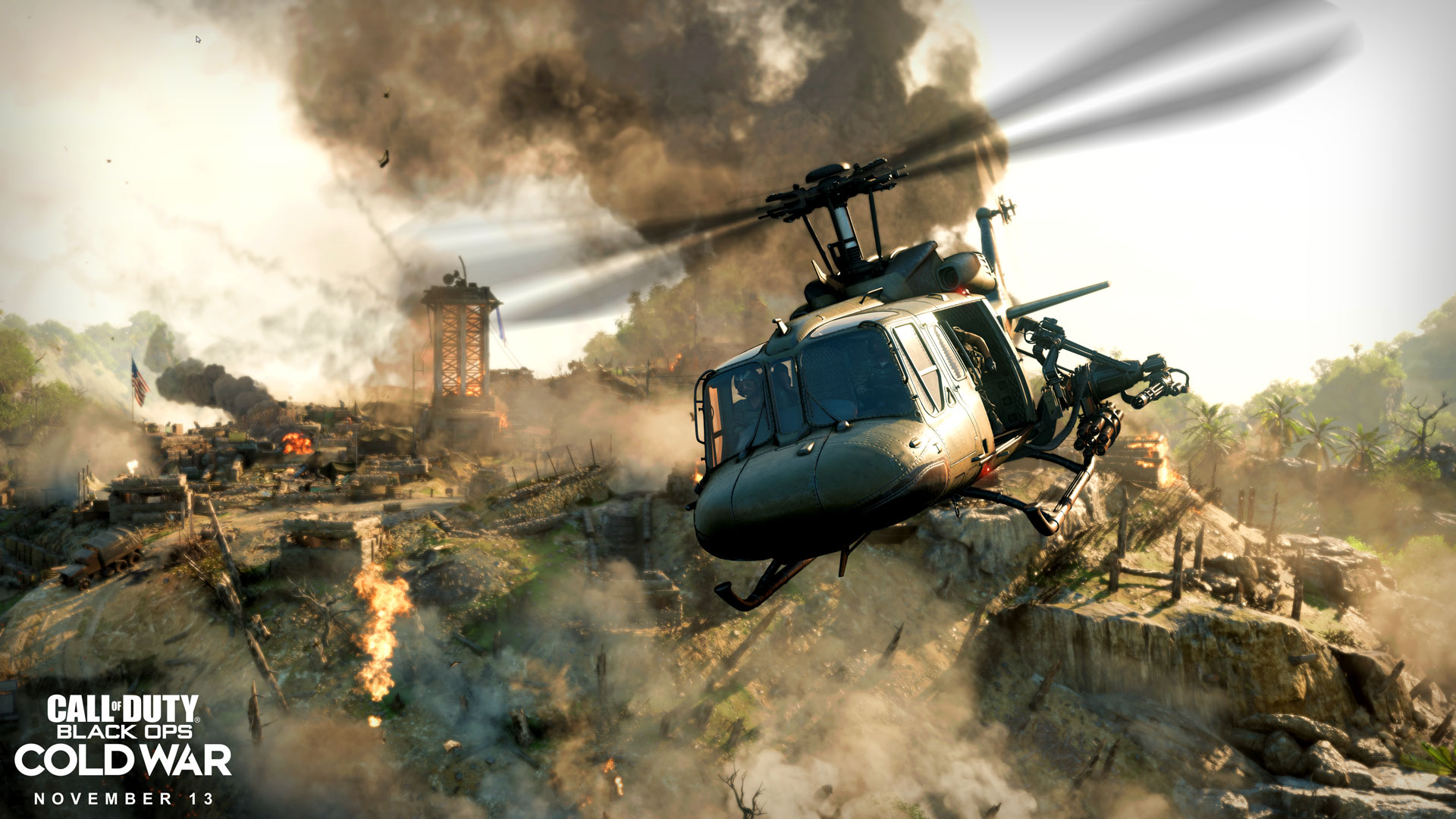 Black Ops Cold War helicopter