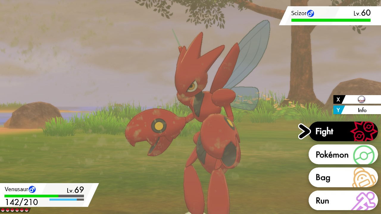 Scizor battle