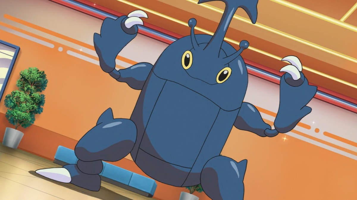 Heracross anime scene