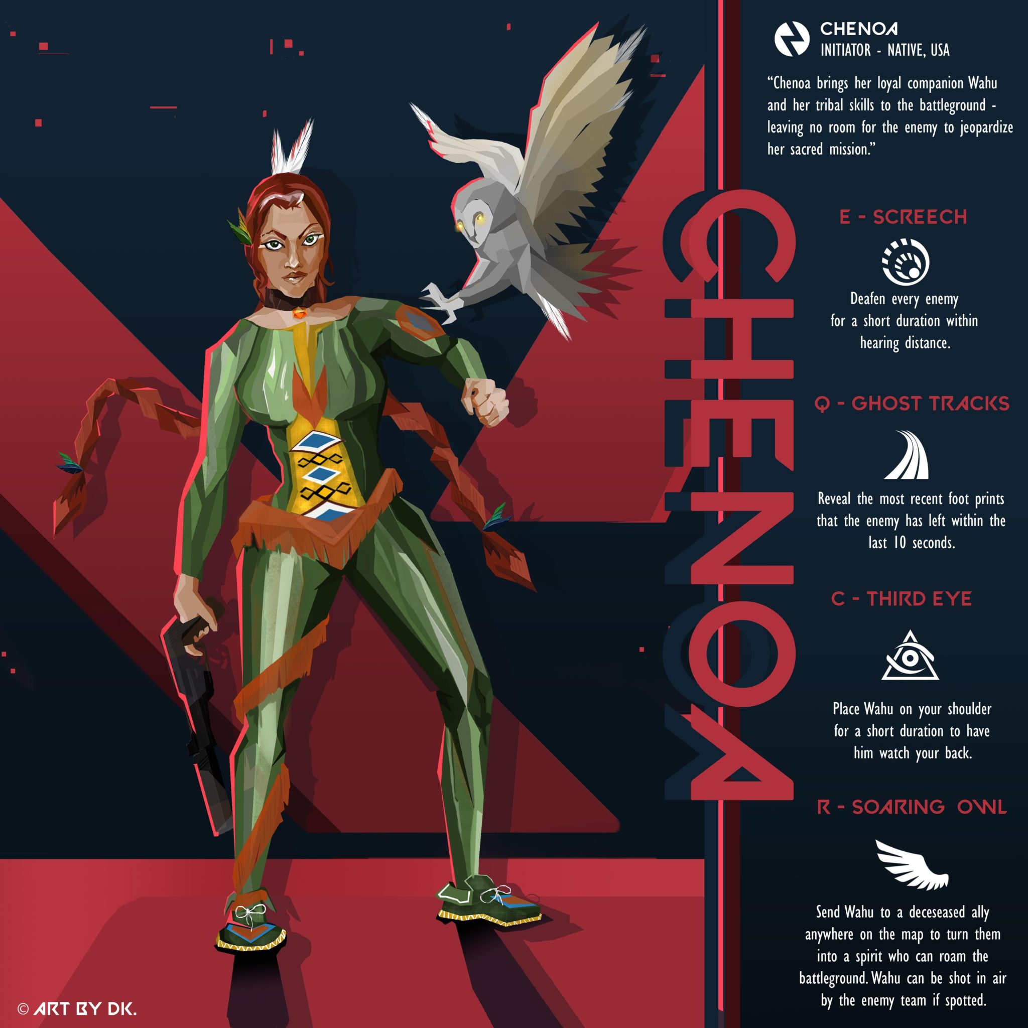Valorant Initiator Agent concept.