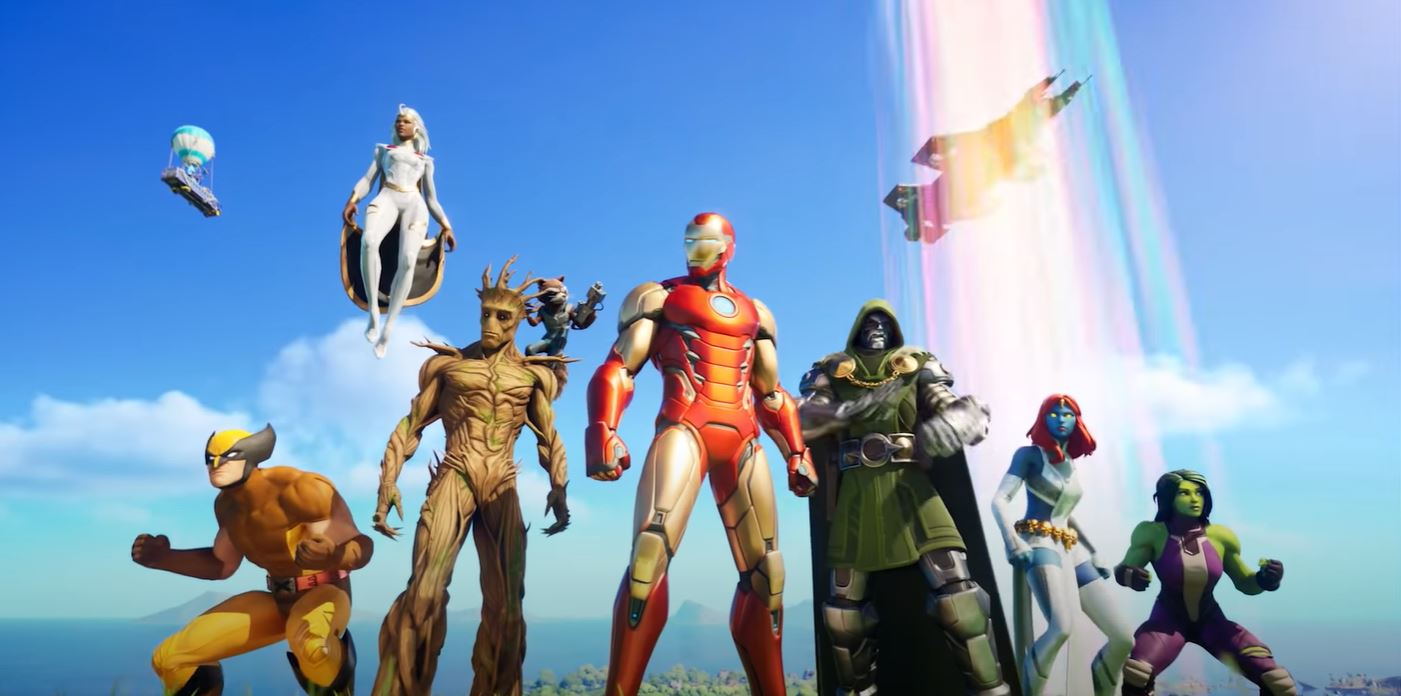 Fortnite Marvel Avengers skins