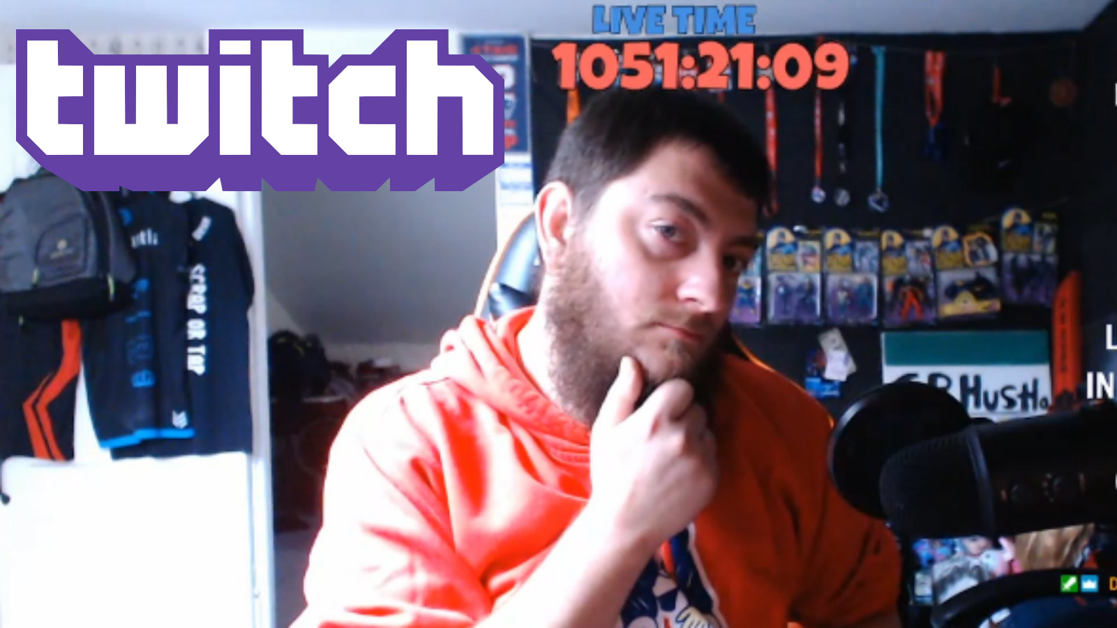 Twitch streamer breaks record broadcasting for over 1,000 hours