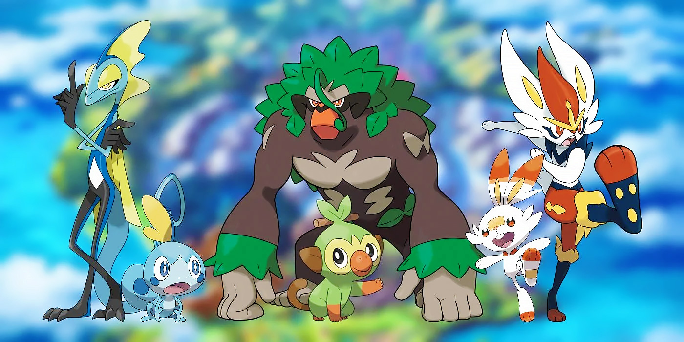 pokemon sword and shield starters