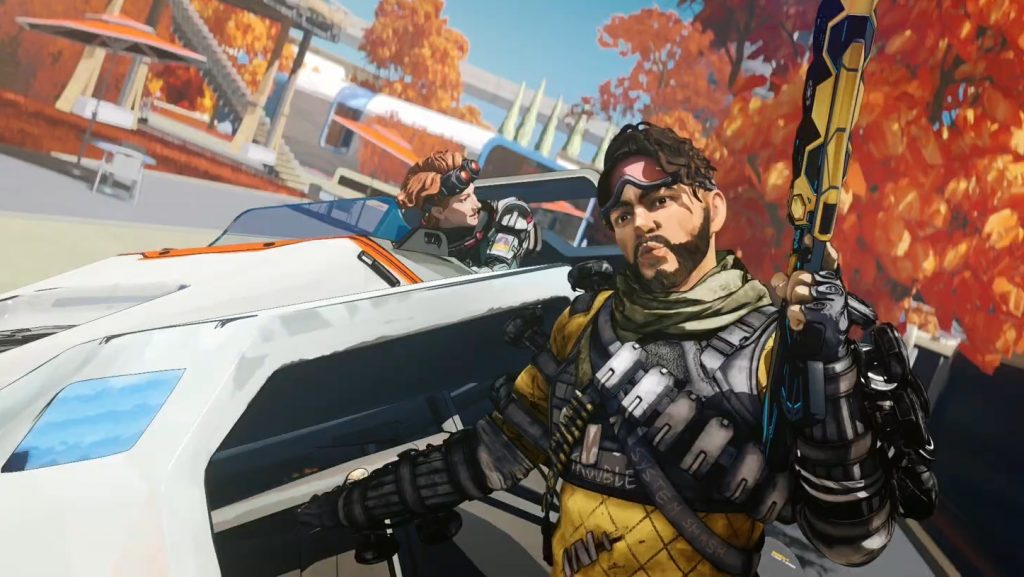 mirage on trident in apex legends