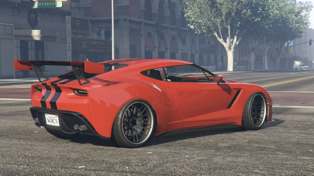 A red Ocelot Pariah in GTA Online