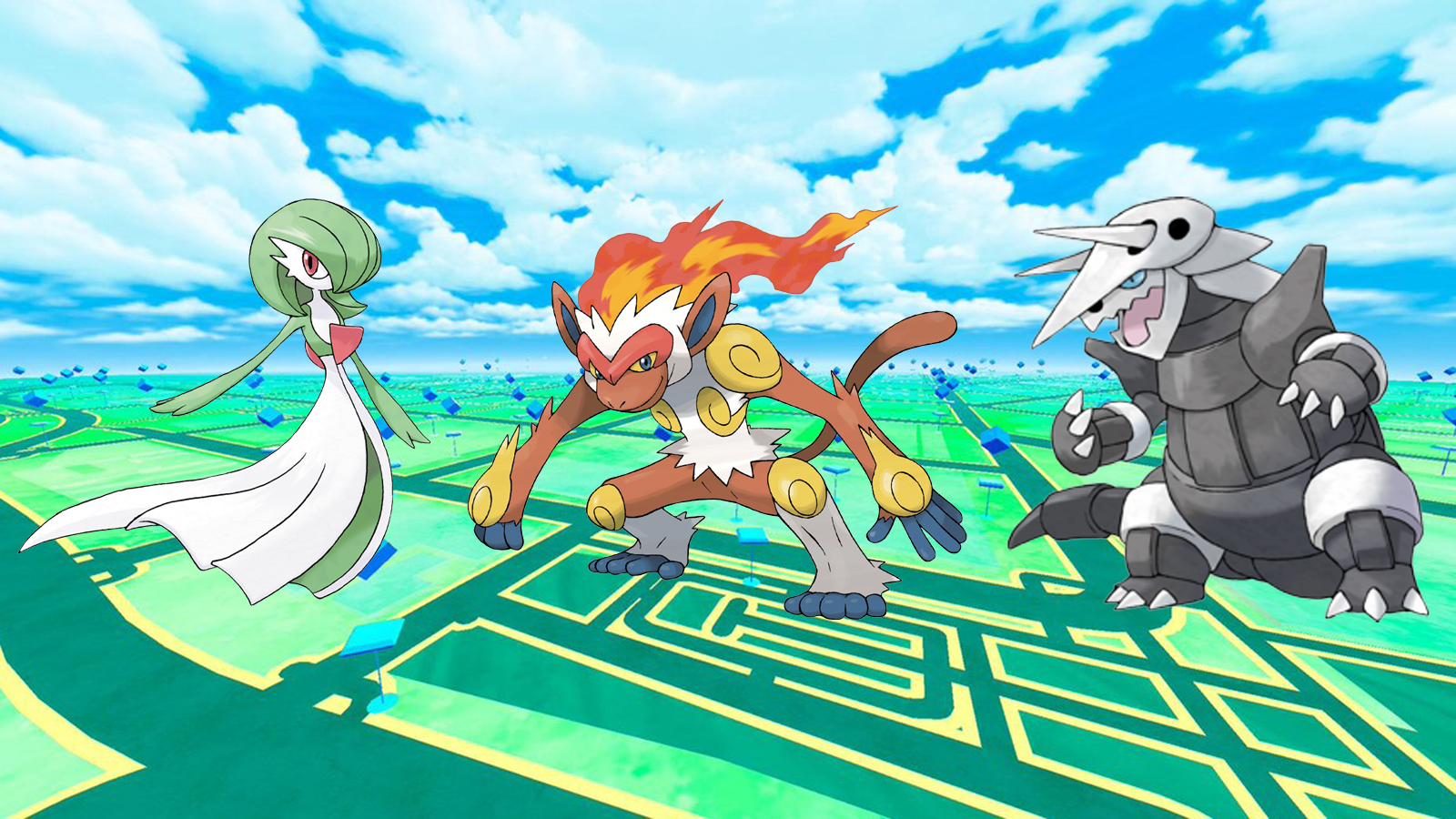Gardevoir Infernape Aggron Pokemon Go