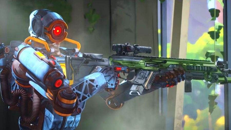 Pathfinder usando Triple Take no Apex Legends