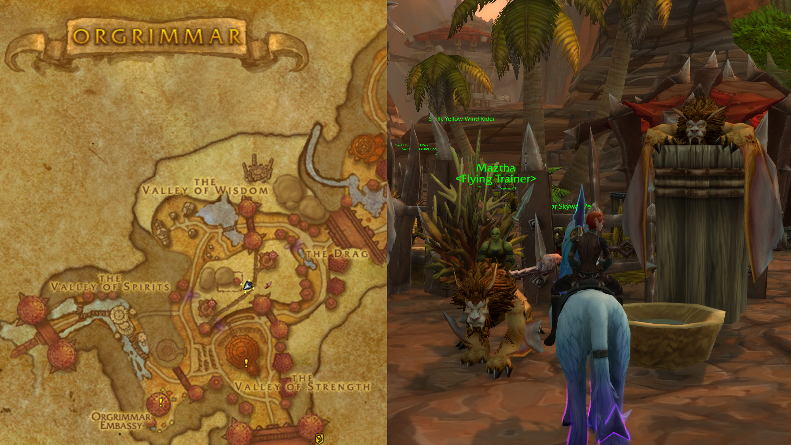 wow 3 person flying mount