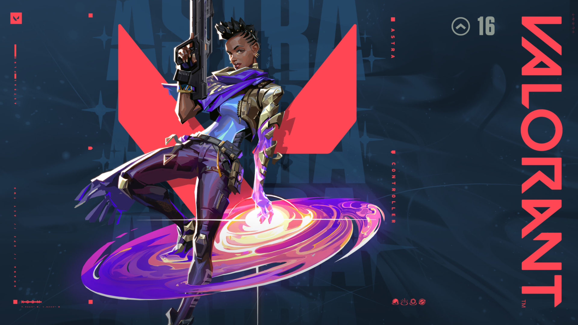 Astra official Splash Art Valorant