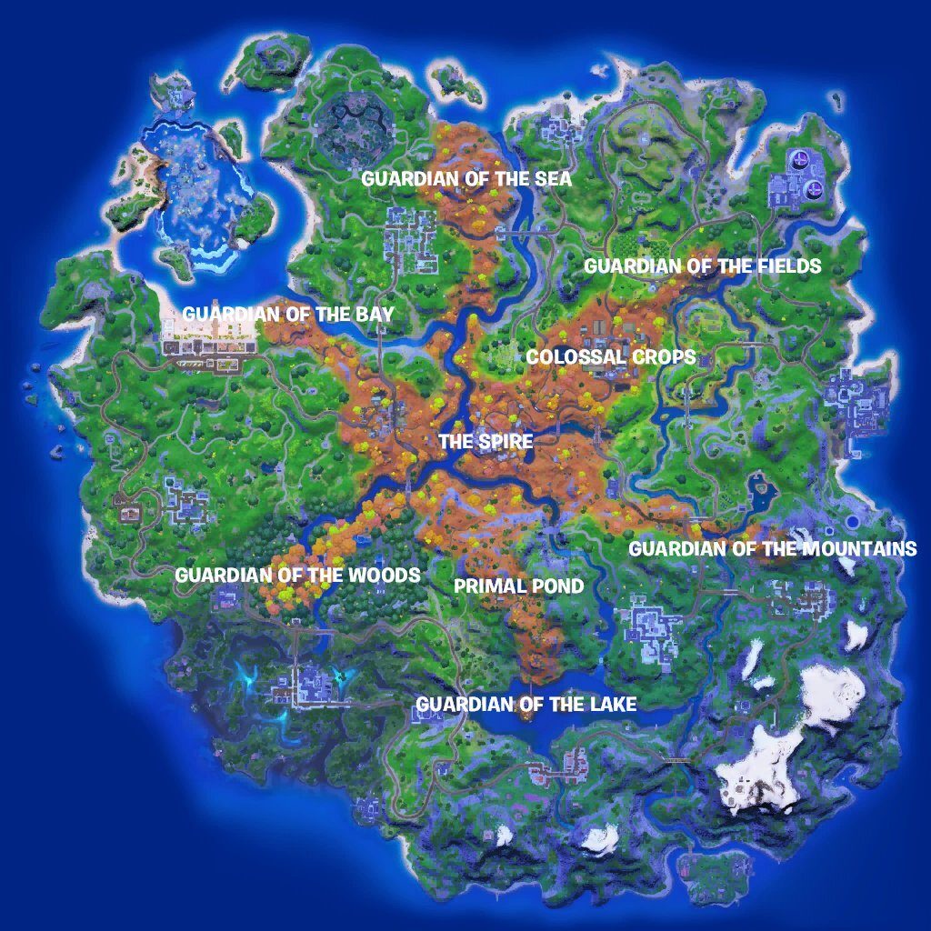 Fortnite Season 6 map