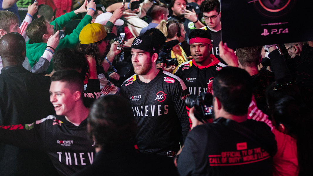 After their loss to Luminosity, OpTic were eliminated 3-0 by 100 Thieves. MLG