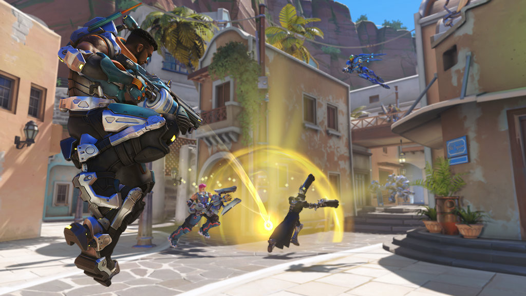As a support player, Aspen uses heroes like Baptiste. Blizzard Entertainment