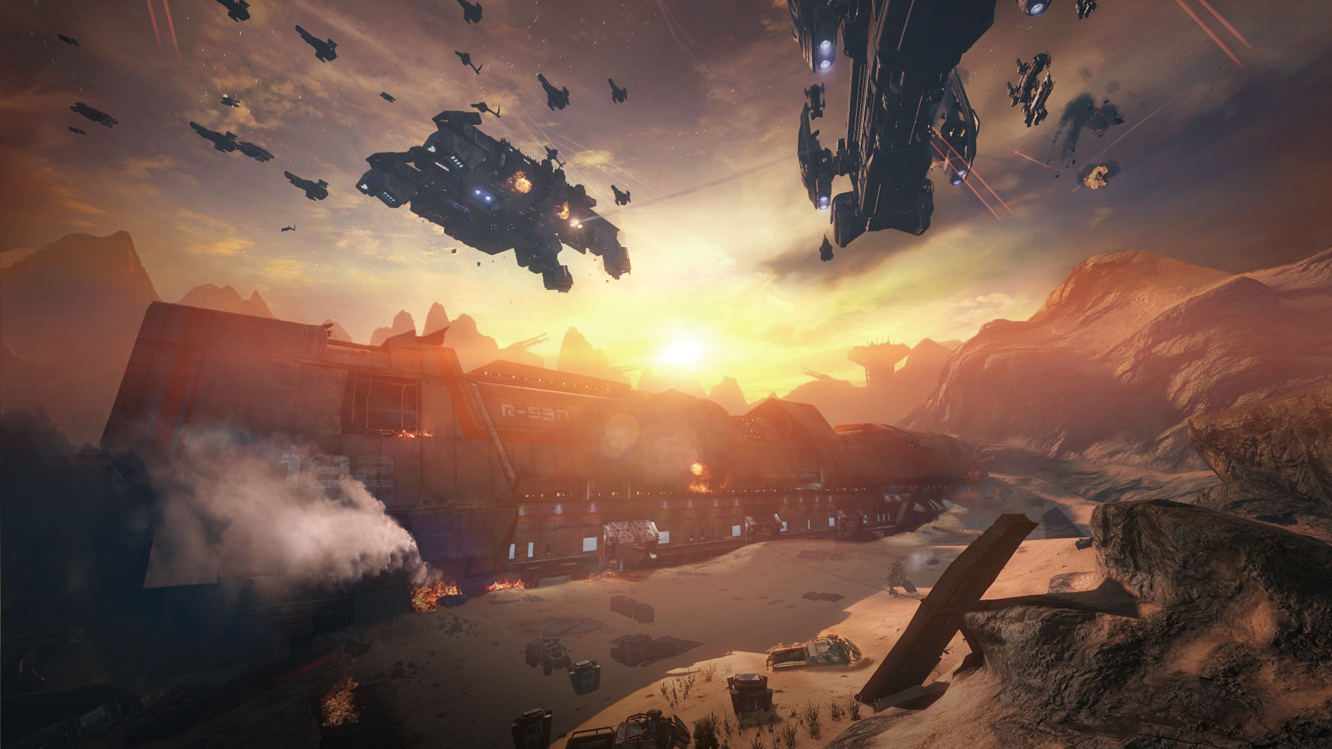 A screenshot of Dawn, from the cancelled Titanfall Online game. NEXON
