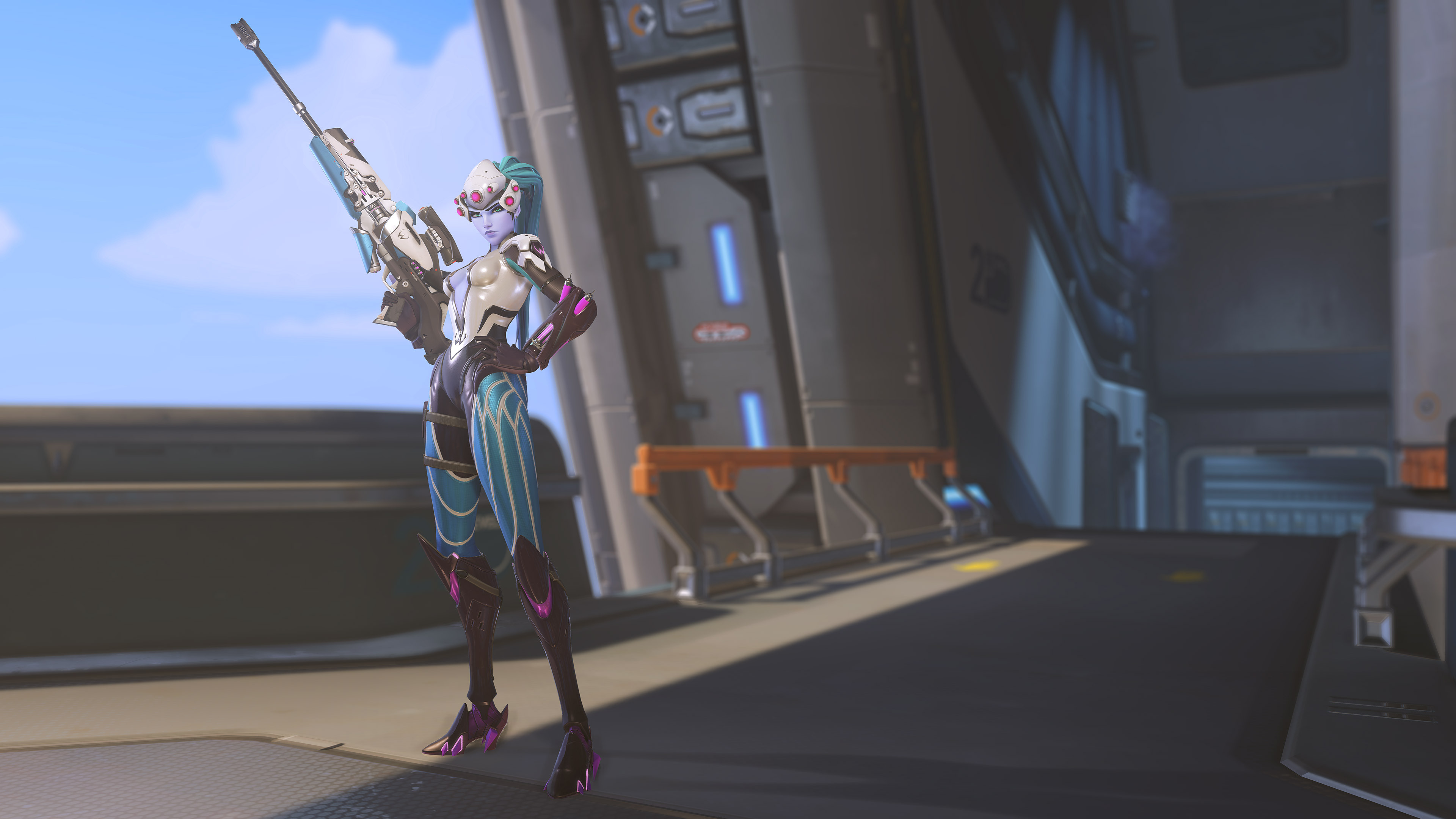 Tricking other players with chat is a very appropriate move for Widowmaker. Blizzard Entertainment