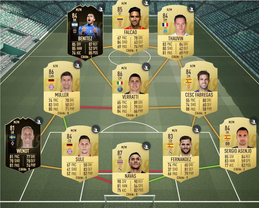 FIFA 19 Dani Carvajal SBC Solution Xbox One (131k)