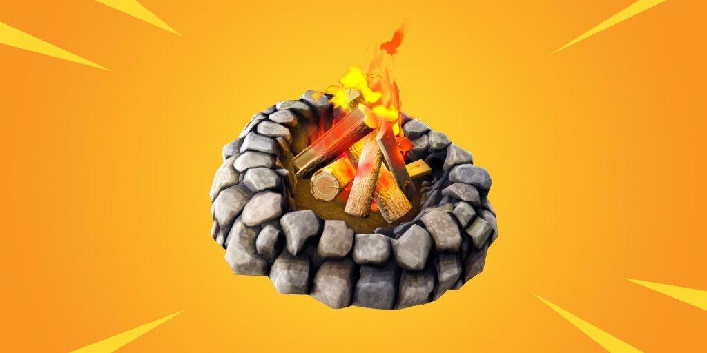 Campfires all around the Fortnite Battle Royale map can now be used for healing! Epic Games