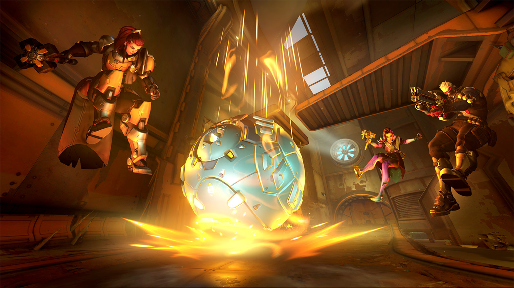 Wrecking Ball's Piledriver is powerful, but must be used from height. Blizzard Entertainment