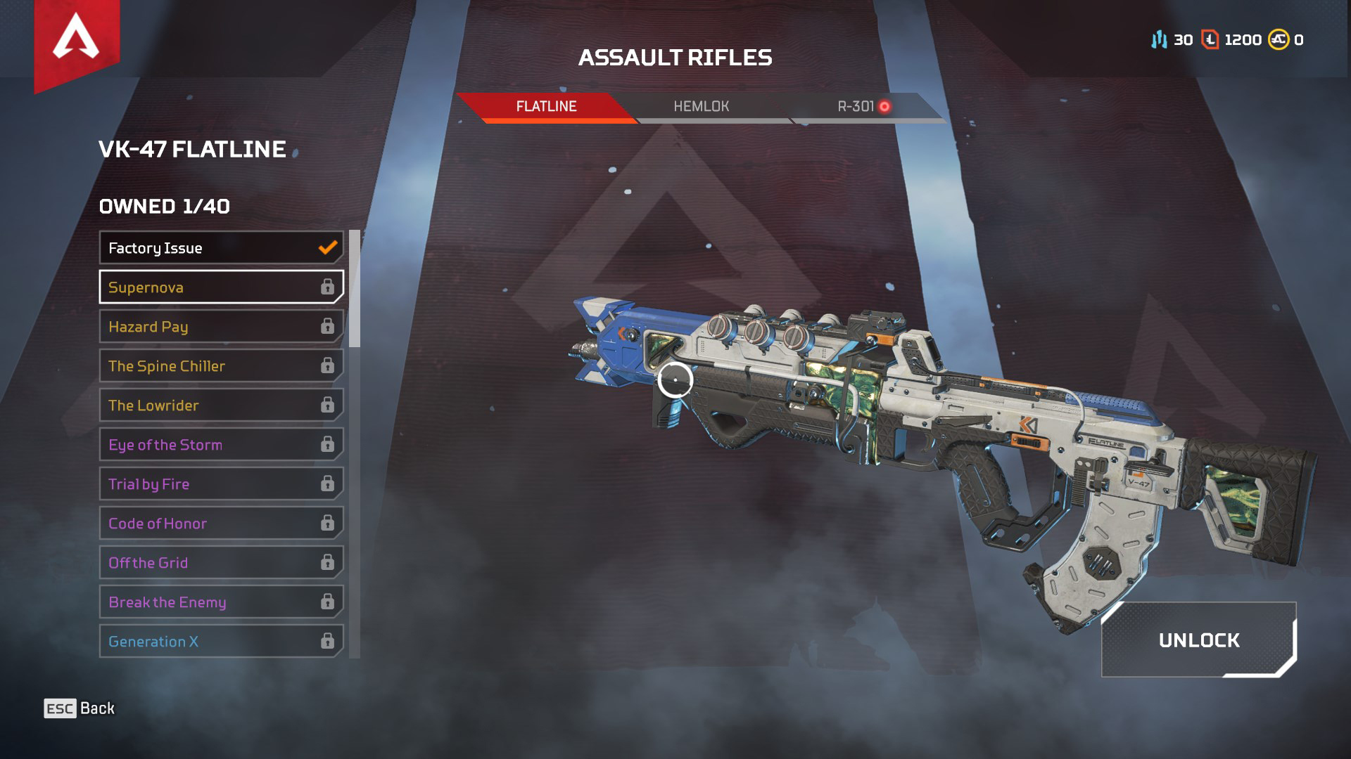 Crafting Metals can be exchanged for new weapon skins.