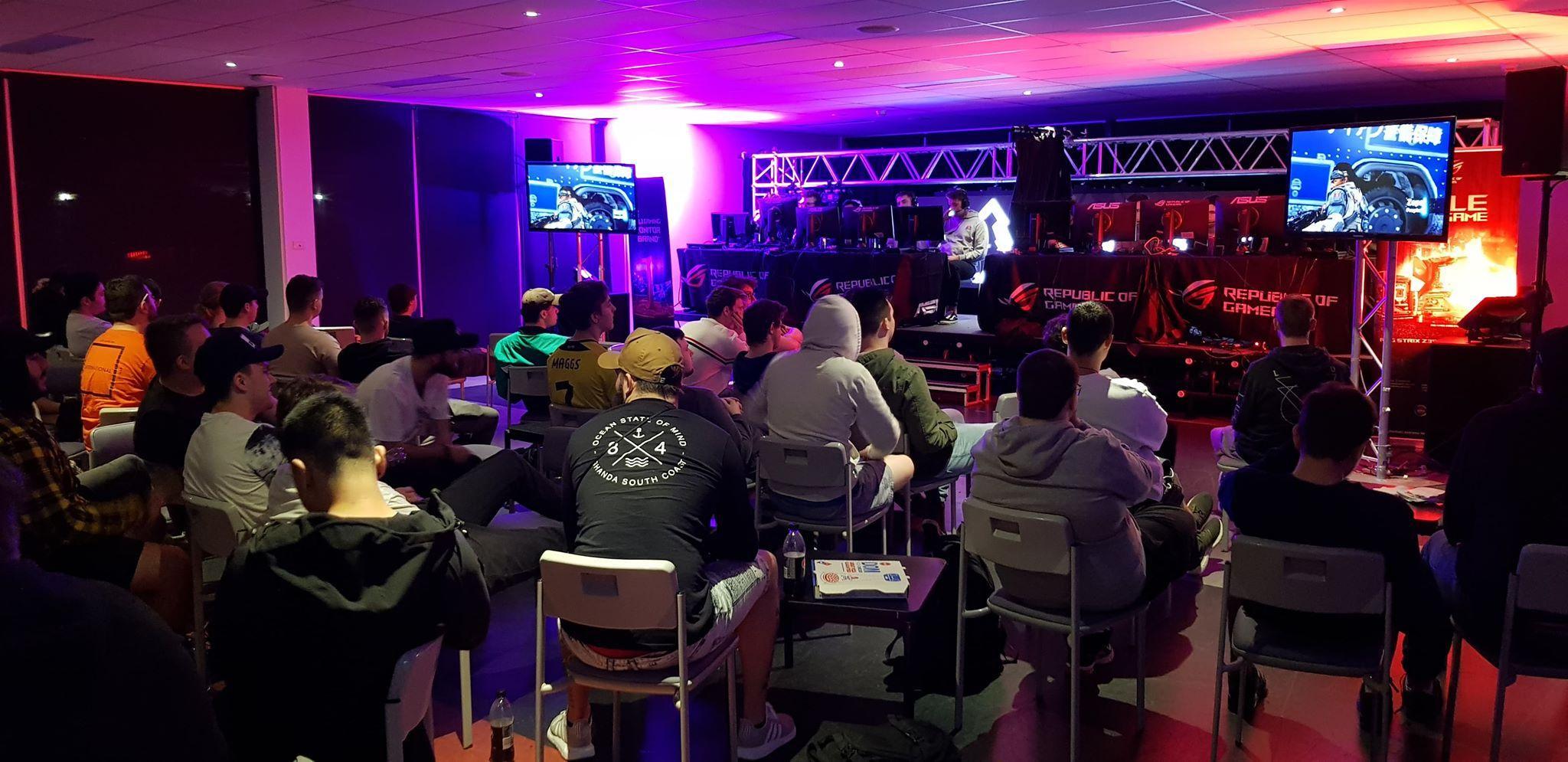 The CoD AUSLAN stage where the trash talk began. XP Esports