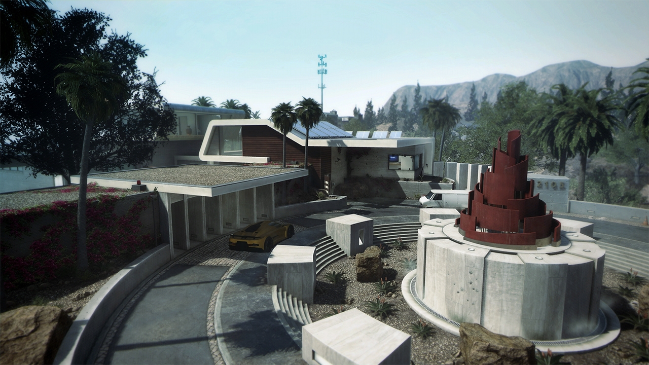 Black Ops 2's Raid map was a common feature in League Play.