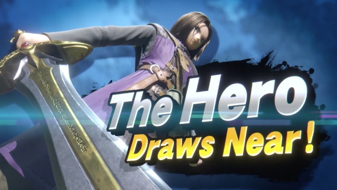Hero was announced as Smash's next fighter at E3 Nintendo