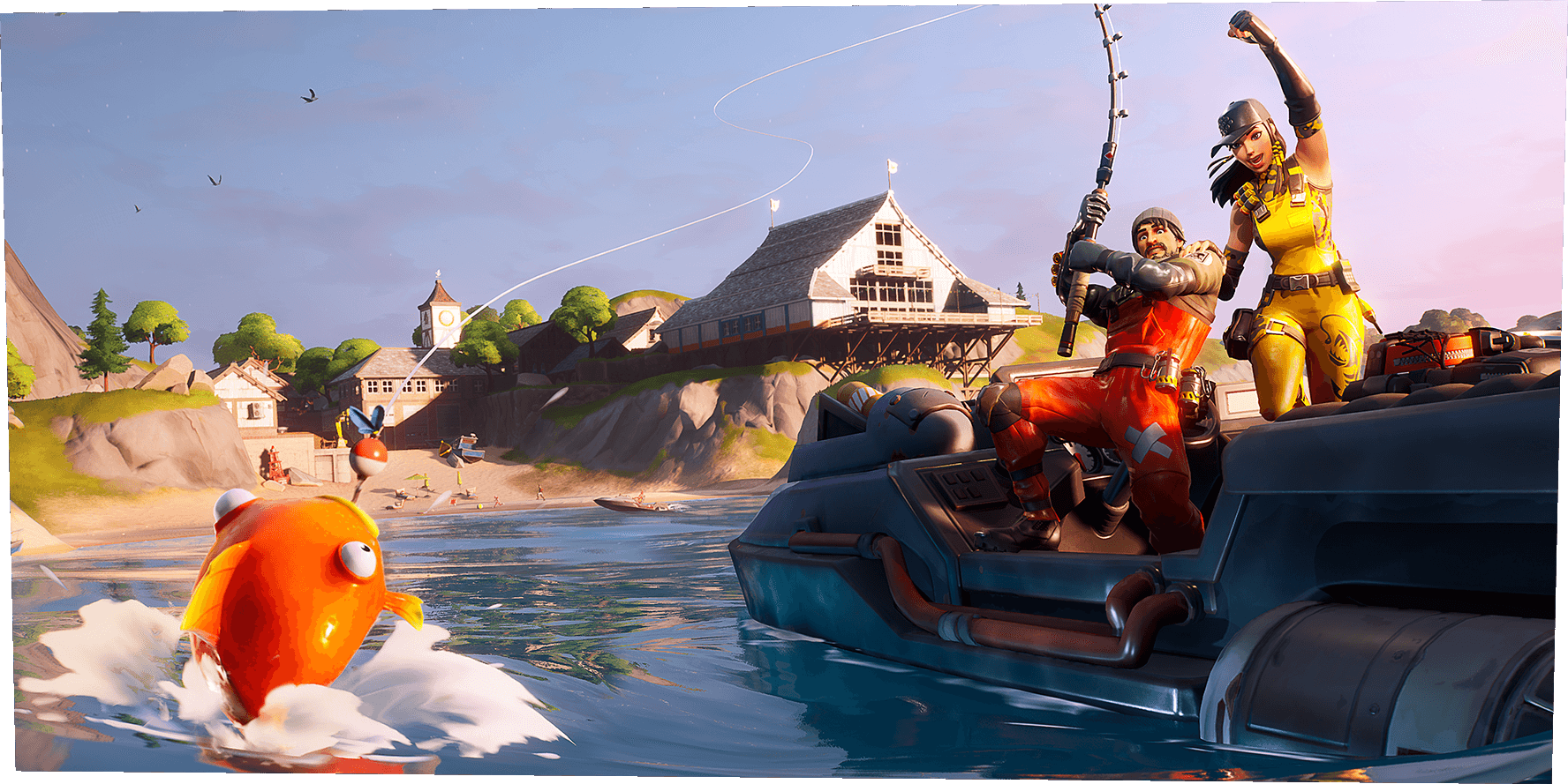 Had they been released, the patch notes would go into detail about all the new Fortnite Chapter 2 features, such as fishing. Epic Games