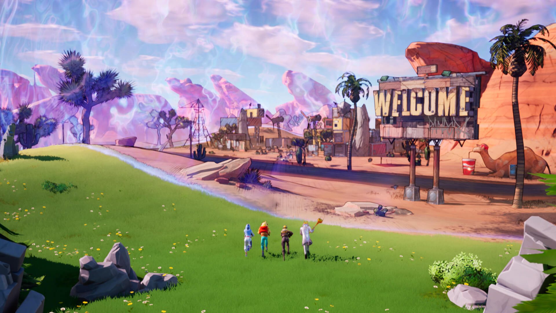 The Borderlands-inspired look is definitely big change to the Fortnite Map. Epic Games