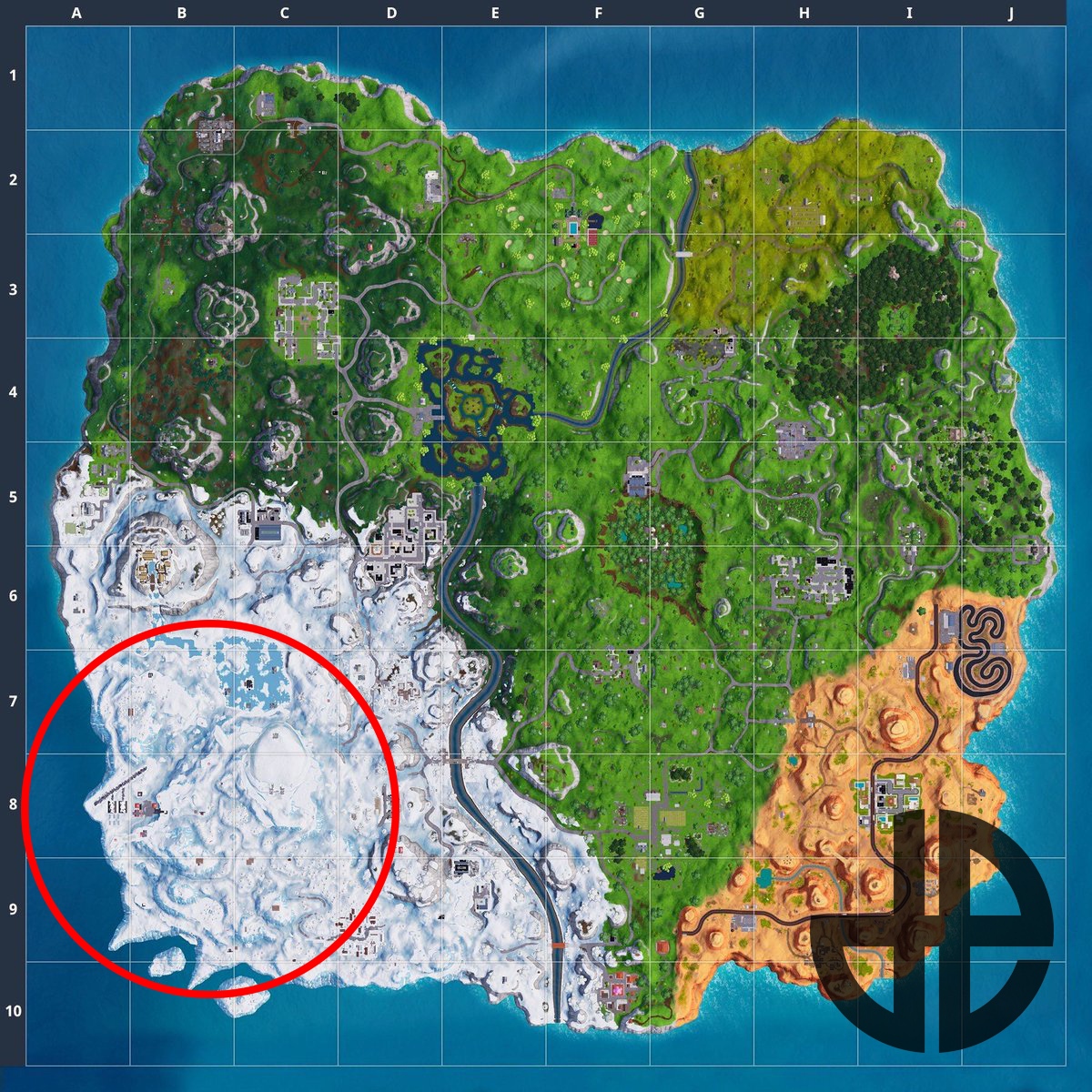 The slopes around Polar Peak and Frosty Flights should be perfect for this challenge.