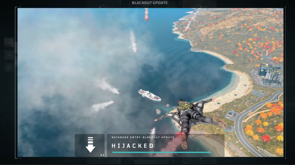 Hijacked is the first and only location to be added to Blackout since the game's release in mid-October.