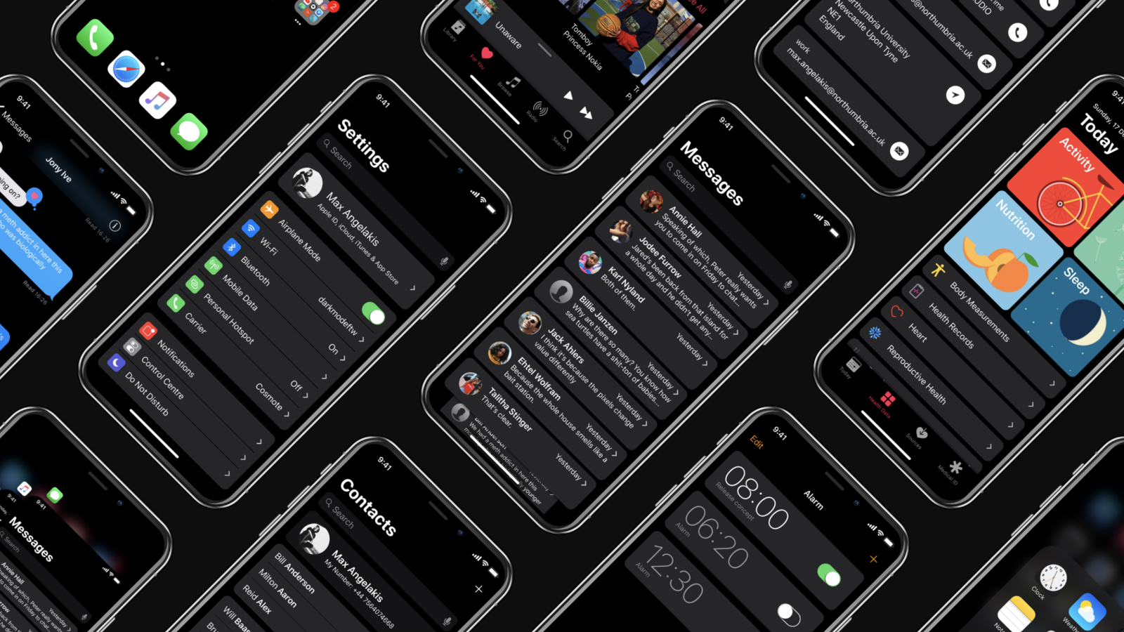 A Dark Mode concept by Maximos Angelakis. Maximos Angelakis