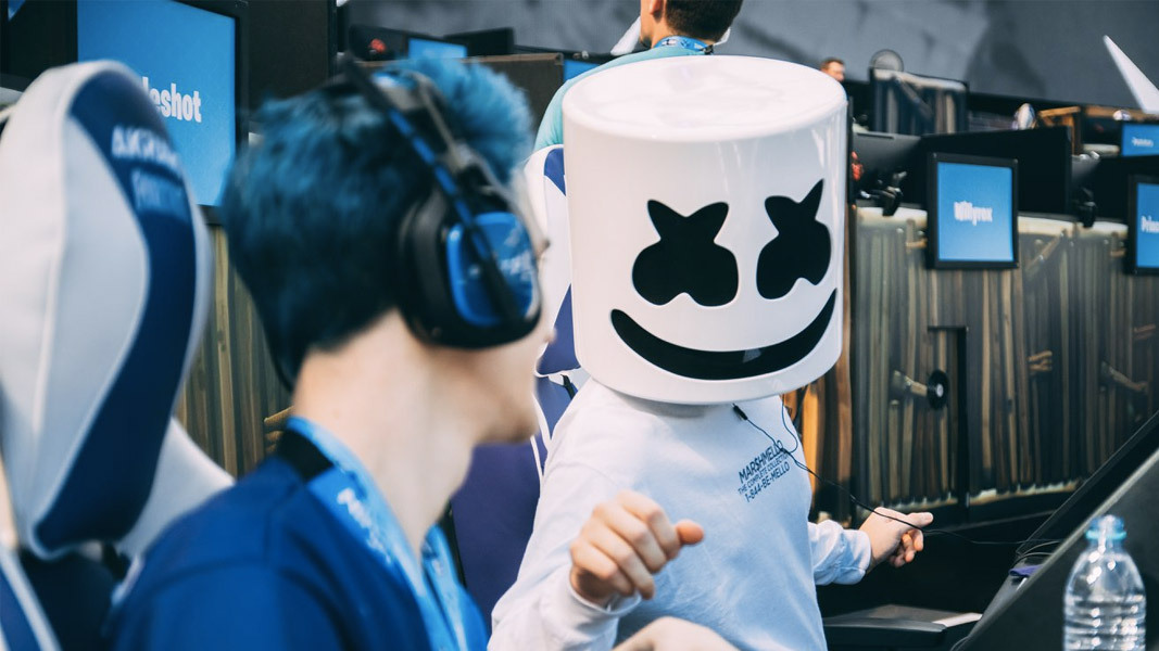 Marshmello's hit 'Alone', which has been performed in Fortnite, features on the list Dexerto
