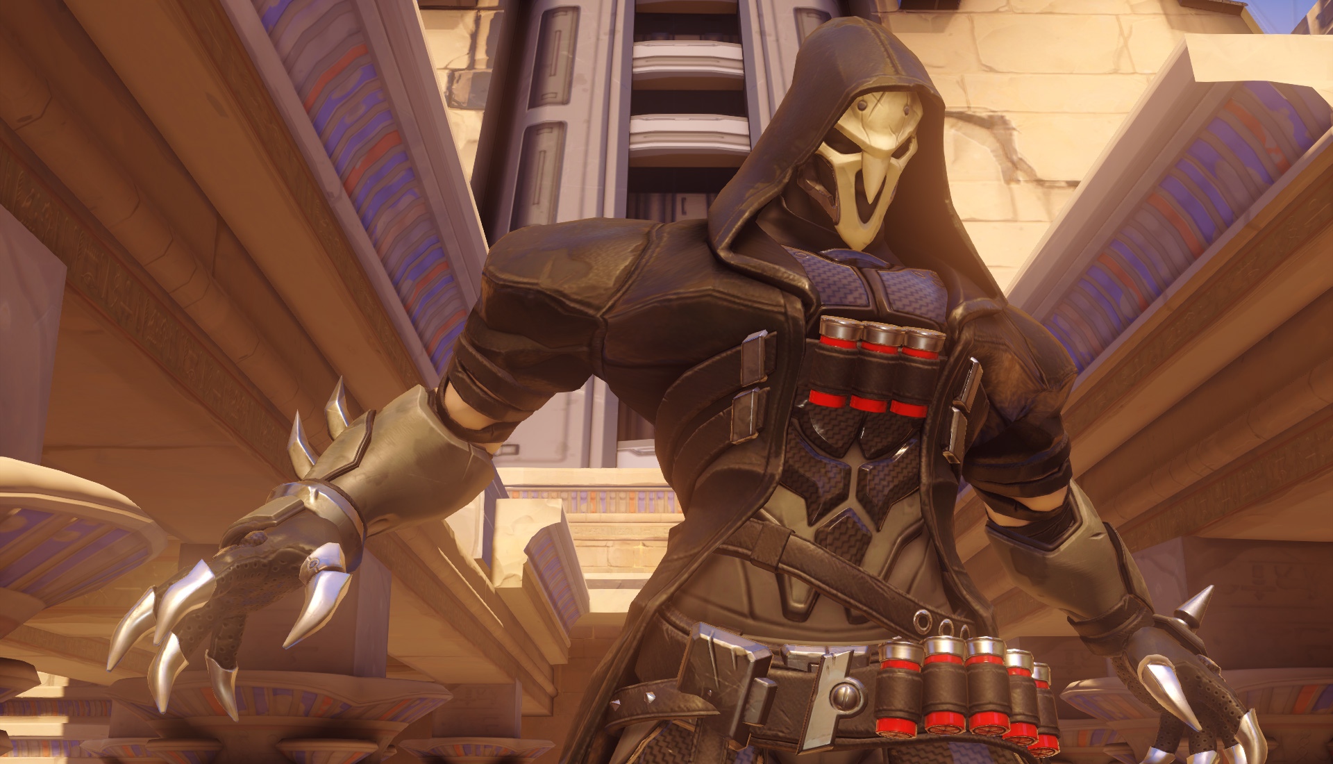 Reaper, the Overwatch hero who can tear enemies apart with its twin shotguns. Blizzard