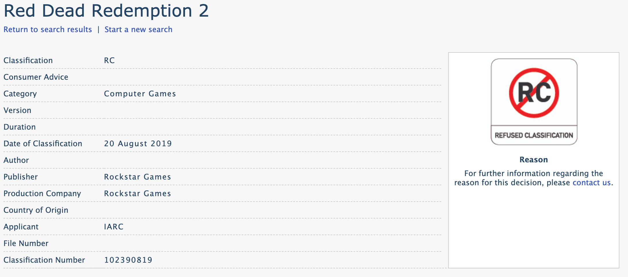 Australian Classification